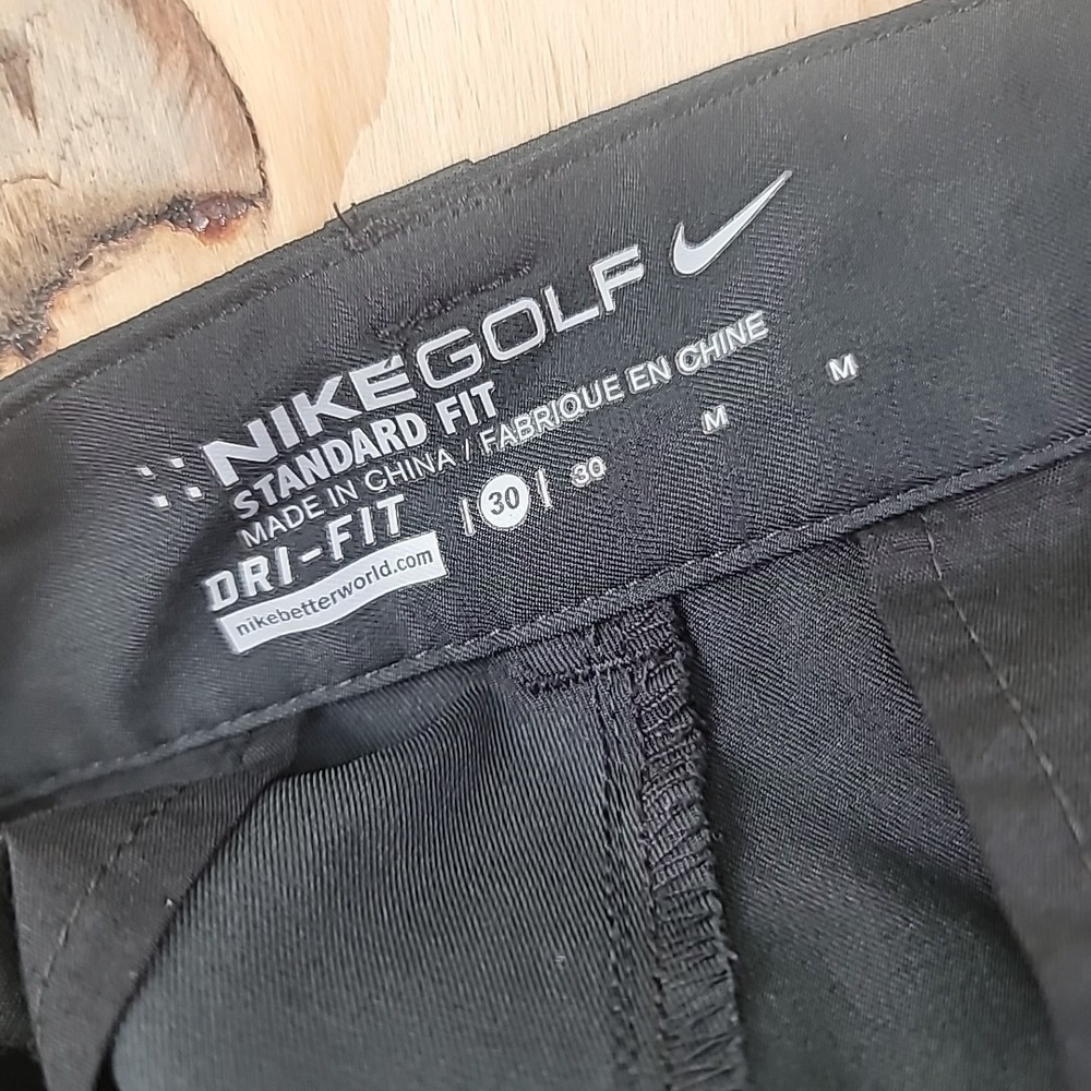 Nike Golf Shorts Men's 30 Black 10.5" Flex Hybrid Standard Dri-Fit Performance - Picture 5 of 14